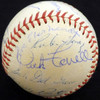 1960 Spring Training Autographed Official Baseball With 28 Total Signatures Including Curt Flood Beckett BAS #A52652