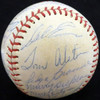 1957 St. Louis Cardinals Autographed Official Baseball With 30 Total Signatures Including Stan Musial & Fred Hutchinson Beckett BAS #A52660