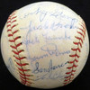 1956 Spring Training Autographed Official League Baseball With 27 Total Signatures Including Stan Musial & Fred Hutchinson Beckett BAS #A52661