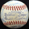 1950 Spring Training Autographed Official NL Baseball With 21 Total Signatures Including Stan Musial Beckett BAS #A52628