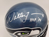 Walter Jones Autographed Seattle Seahawks Throwback (2002-2011) Full Size Helmet "HOF '14" MCS Holo Stock #157897