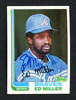 Ed Miller Autographed 1982 Topps Card #451 Atlanta Braves SKU # 158548