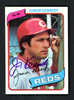 Junior Kennedy Autographed 1980 Topps Card #377 Cincinnati Reds SKU # 158639