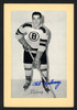 Phil Maloney Autographed 1944-63 Beehive 4.5x6.5 Photo Boston Bruins SKU #160661