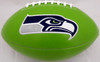 Unsigned Seattle Seahawks Green Logo Football Stock #160613