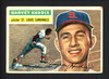 Harvey Haddix Autographed 1956 Topps Card #77 St. Louis Cardinals SKU #162239
