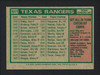 Merrill "Merl" Combs Autographed 1975 Topps Card #511 Texas Rangers SKU #162268
