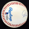 Albie Pearson Autographed Official AL Baseball Washington Senators "A.L. ROY 1958" Full Name Beckett BAS #S99691