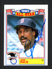 Jim Rice Autographed 1984 Topps All Star Card #6 Boston Red Sox SKU #163984