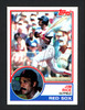 Jim Rice Autographed 1983 Topps Card #30 Boston Red Sox SKU #164031