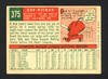 Bob Nieman Autographed 1959 Topps Card #375 Baltimore Orioles SKU #164199