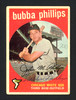 Bubba Phillips Autographed 1959 Topps Card #187 Chicago White Sox SKU #164224