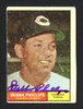 Bubba Phillips Autographed 1961 Topps Card #101 Cleveland Indians SKU #164228