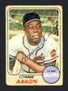 Tommie Aaron Autographed 1968 Topps Card #394 Atlanta Braves SKU #164576