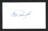 Charlie Pasarell Autographed 3x5 Index Card Tennis SKU #165035