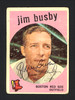 Jim Busby Autographed 1959 Topps Card #185 Boston Red Sox SKU #165340