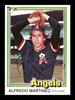 Alfredo "Fred" Martinez Autographed 1981 Donruss Card #172 California Angels SKU #166477