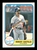 Bobby Castillo Autographed 1981 Fleer Card #137 Los Angeles Dodgers SKU #166521