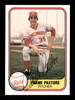 Frank Pastore Autographed 1981 Fleer Card #204 Cincinnati Reds SKU #166523