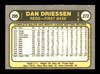 Dan Driessen Autographed 1981 Fleer Card #205 Cincinnati Reds SKU #166524