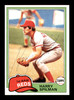 Harry Spilman Autographed 1981 Topps Card #94 Cincinnati Reds SKU #166581