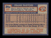 Frank Pastore Autographed 1984 Topps Card #87 Cincinnati Reds SKU #166659