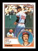Jeff Little Autographed 1983 Topps Card #499 Minnesota Twins SKU #166732