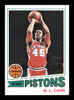 M.L. Carr Autographed 1977-78 Topps Card #47 Detroit Pistons SKU #167277