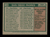 John McNamara & Brent Strom Autographed 1975 Topps Card #146 San Diego Padres SKU #167706