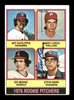 Sid Monge & Steve Barr Autographed 1976 Topps Rookie Card #595 SKU #167714