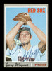 Gary Wagner Autographed 1970 Topps Card #627 Boston Red Sox SKU #168267