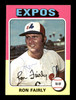 Ron Fairly Autographed 1975 Topps Card #270 Montreal Expos SKU #168421