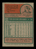 Jack Brohamer Autographed 1975 Topps Card #552 Cleveland Indians SKU #168501