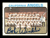 Bobby Winkles Autographed 1973 O-Pee-Chee Card #243 California Angels SKU #169237