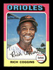 Rich Coggins Autographed 1975 O-Pee-Chee Card #167 Baltimore Orioles SKU #169384