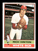 Rich Hinton Autographed 1976 O-Pee-Chee Card #607 Chicago White Sox SKU #169472