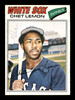 Chet Lemon Autographed 1977 O-Pee-Chee Card #195 Chicago White Sox SKU #169520