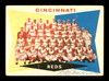 Cal McLish Autographed 1960 Topps Team Card #164 Cincinnati Reds SKU #169605