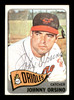 Johnny Orsino Autographed 1965 Topps Card #303 Baltimore Orioles SKU #170474