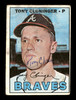 Tony Cloninger Autographed 1967 Topps Card #490 Atlanta Braves SKU #170912