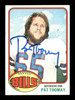 Pat Toomay Autographed 1976 Topps Card #94 Buffalo Bills SKU #171171