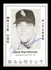 Jack Harshman Autographed 1979 Diamond Greats Card #146 Chicago White Sox SKU #171562