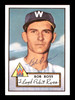 Bob Ross Autographed 1983 Topps 1952 Topps Reprint Card #298 Washington Senators SKU #171957