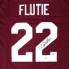 Boston College Eagles Doug Flutie Autographed Red Jersey Beckett BAS Stock #173514