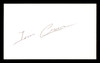 Tim Crews Autographed 3x5 Index Card Los Angeles Dodgers SKU #174114