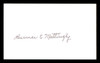 Earl Mattingly Autographed 3x5 Index Card Brooklyn Robins SKU #174189