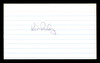 Kevin Pasley Autographed 3x5 Index Card Los Angeles Dodgers SKU #174223