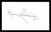 Marvin Rackley Autographed 3x5 Index Card Brooklyn Dodgers SKU #174229