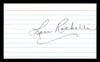 Lou Rochelli Autographed 3x5 Index Card Brooklyn Dodgers SKU #174237