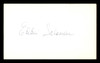 Eddie Solomon Autographed 3x5 Index Card Los Angeles Dodgers, Atlanta Braves SKU #174254